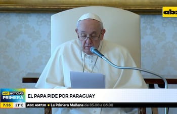 El Papa Francisco está "preocupado" por el Paraguay y pide "diálogo para llegar a la paz"