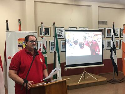 El gobernador de Alto Paraná Roberto González Vaesken (ANR-RUC) presentó este martes su rendición de cuentas.