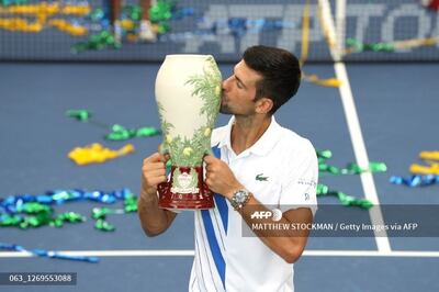 Novak Djokovic ganó el Master de Cincinnati.