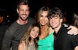 William Levy con sus hijos Kailey y Christopher y su ahora exesposa Elizabeth Gutiérrez.