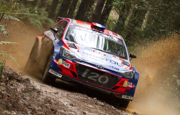 Diego Domínguez, líder del Campeonato Nacional de Rally, estará con el Hyundai i20 R5.