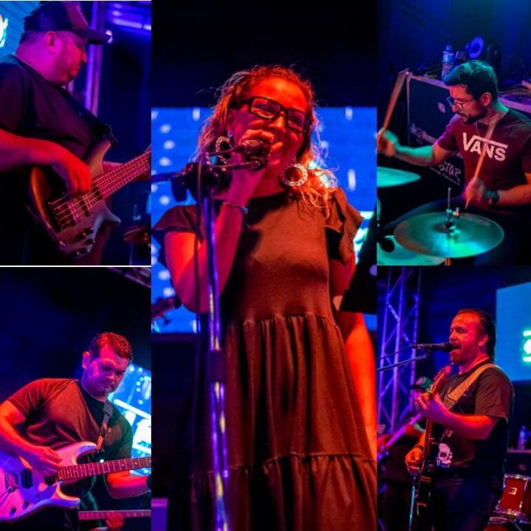 La vocalista de la banda de Rock, Fátima Román, que mañana estará en el Teatro Ignacio A Pane, para recordar la época dorada de los 70, 80 y 90.