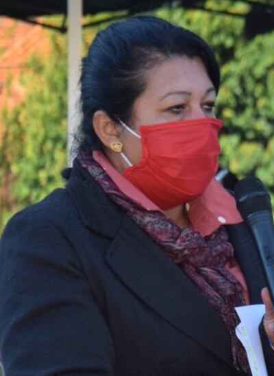 Gladis Rojas de Sosa, docente.