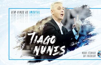 Nunes, en los inicios de su carrera como entrenador, ya comandó el equipo sub’15 del Gremio.