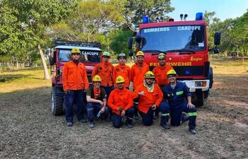 Mancomunidad de Municipales de Cordillera realiza campaña de donaciones para los Bomberos Voluntarios.