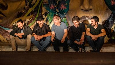 Ndavaru junto al realizador José Pedersen.