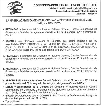 Disienten con Garcete