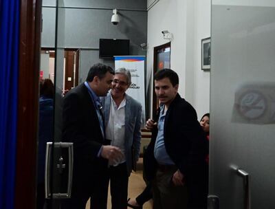 César Ruiz Díaz (centro), titular de Cetrapam.