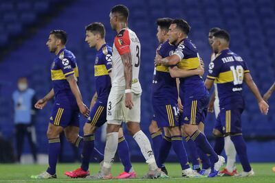 Boca Juniors derrotó a Caracas y clasificó a Libertad.