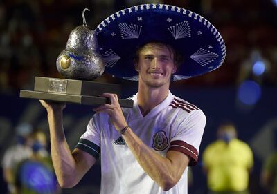 Alexander Zverev fue el campeón en el torneo de México