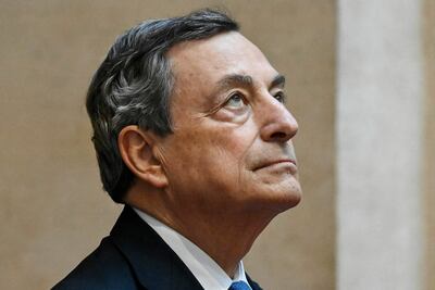 El primer ministro italiano Mario Draghi.