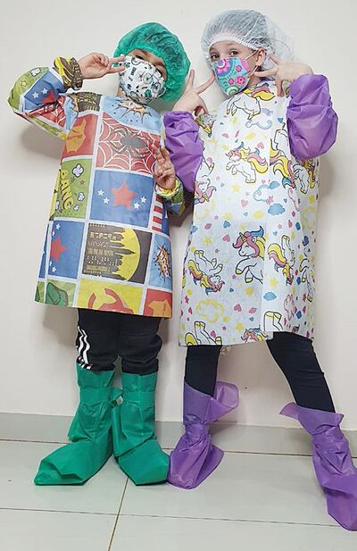 Los niños que visitan a sus médicos o van al odontólogo ya cuentan con un kit de seguridad, con divertidos personajes.