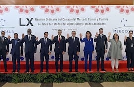 Cumbre del Mercosur en la Conmebol de la ciudad de Luque.