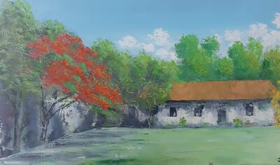 Una de las obras del pintor español Juan Segalés que formará parte de la exposición en Fábrica.