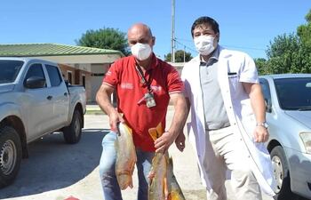 El Mades informó que donó pescados incautados al hospital regional de Pilar.