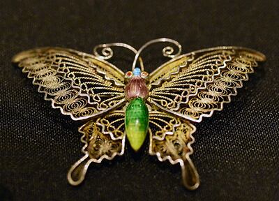 Mariposa de filigrana.