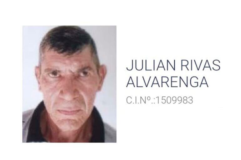 Julián Rivas Alvarenga, concepcionero, de 62 años, fue otra víctima.