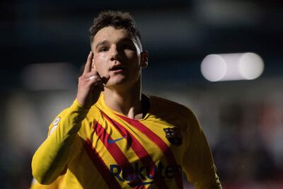 Ferran Jutglà, 22 años, le dio ayer la victoria al Barcelona.