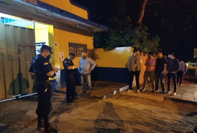 La Policía intervino tras la denuncia electoral, pero no hay detenidos.
