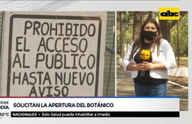 El Botánico sigue cerrado al público