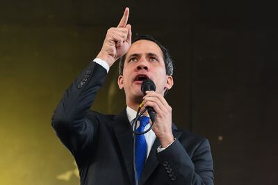 Juan Guaidó, líder opositor venezolano.