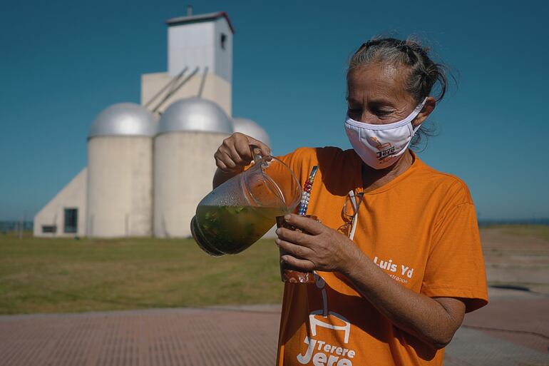 La actividad fue un espacio para los turistas.