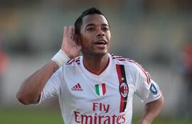 Robinho pasó cuatro temporadas en el Milan.