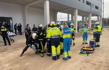 Derrumbe en Madrid deja un obrero muerto y dos heridos, todos paraguayos