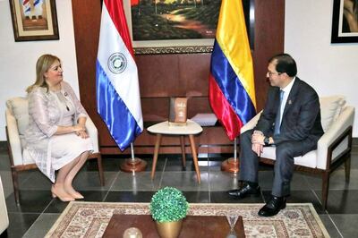 El fiscal general de Colombia Francisco Barboza Delgado, se reunió ayer con su par de Paraguay Sandra Quiñónez, en la sede de la fiscalía general del Estado.