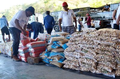 Las familias del Alto Chaco reciben en forma continua  kits de víveres.