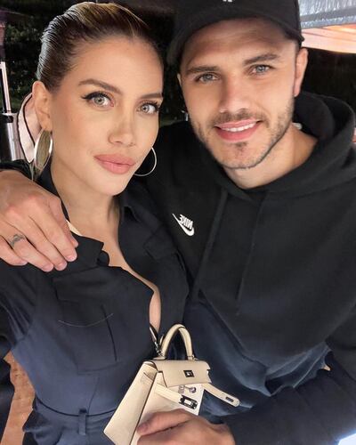Junto a esta imagen, Wanda Nara dedicó el romántico mensaje a Mauro Icardi.