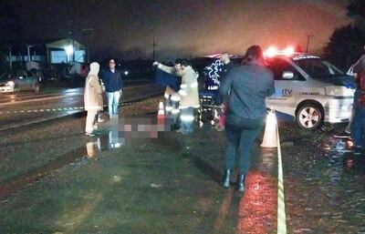 El accidente ocurrió en la zona urbana del distrito de Tavapy, departamento de Alto Paraná.