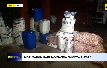Video: Incautaron harina vencida en Vista Alegre