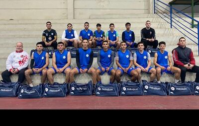 Selección paraguaya Sub18 y Sub20 que participará del IHF Trophy "San Lorenzo 2022".