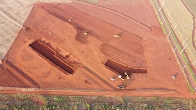 Los trabajos para la construcción de la fábrica se iniciaron esta semana.