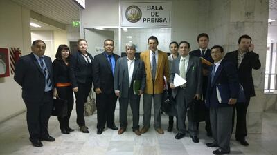 Coordinadora de Abogados de Mariano Roque Alonso, durante las gestiones en el Poder Judicial para la creación de los juzgados en esta circunscripción.