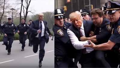 Imagenes creadas por inteligencia artificial.