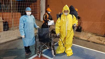 Funcionarios de la SEN fueron capacitadas para recibir a las personas que se alojarán en el albergue.