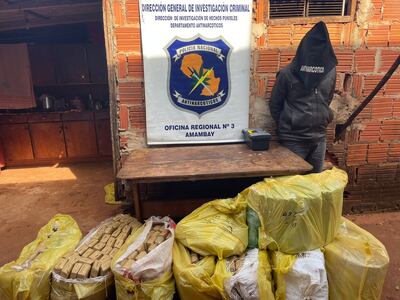 Daniel Alvarenga Cabañas (32), detenido.