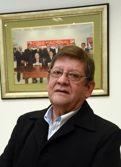 Juan Carlos Galeano, presidente de Nacional.