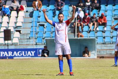 Fabio Daniel Ozuna Delgado fue la gran figura de la goleada de Nacional de Yby Yaú, marcando cuatro tantos. (Foto: APF)