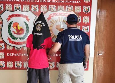 Aníbal Penayo Gómez, detenido.