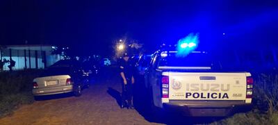 La Policía en el lugar del hallazgo de cadáver.