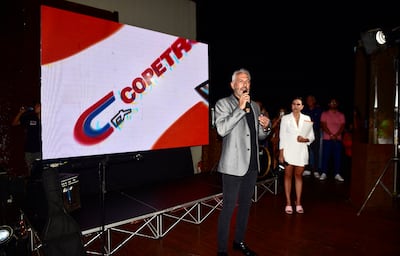 La Noche Copetrol contó con la participación de su presidente, Juan José Zapag, quien felicitó a los presentes y valoró el trabajo del gran equipo.