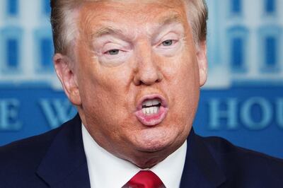 Donald Trump, presidente de los Estados Unidos.