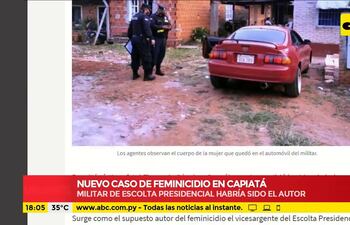 Militar mató a su pareja, una menor de 16 años