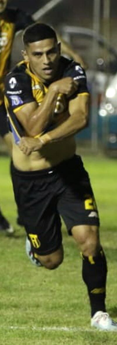 Marcelo González, jugador de alternativa en el conjunto aborigen, quien marcó el agónico gol del triunfo ante River Plate.