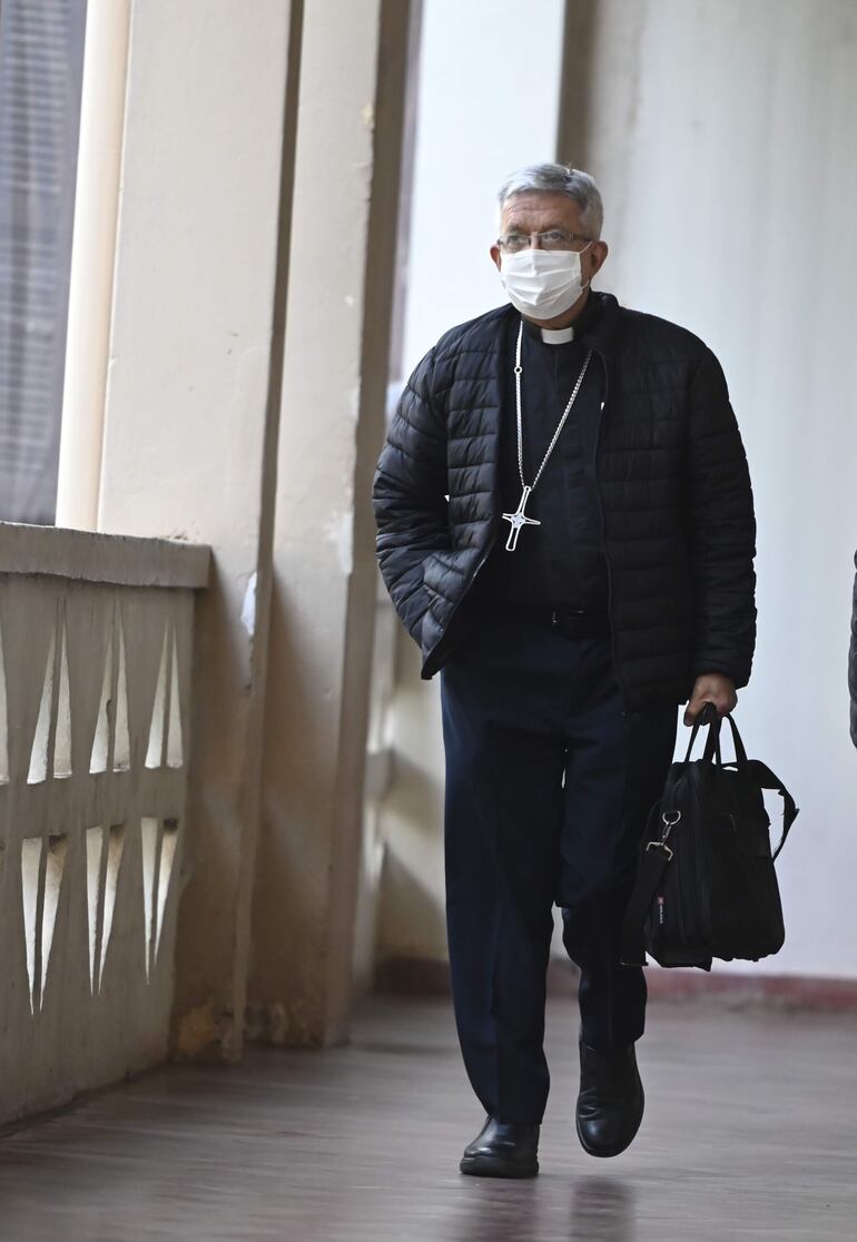 Monseñor Adalberto Martínez es Arzobispo de Asunción y administrador apostólico de las FF.AA y la Policía Nacional. 