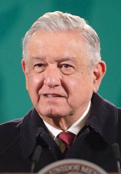 Andrés Manuel López Obrador, presidente de México.
