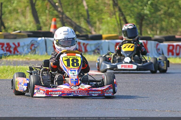 Sebastián Galeano estuvo impecable para ganar en Cadete.